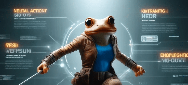 Image IA, froggy, parcours clients